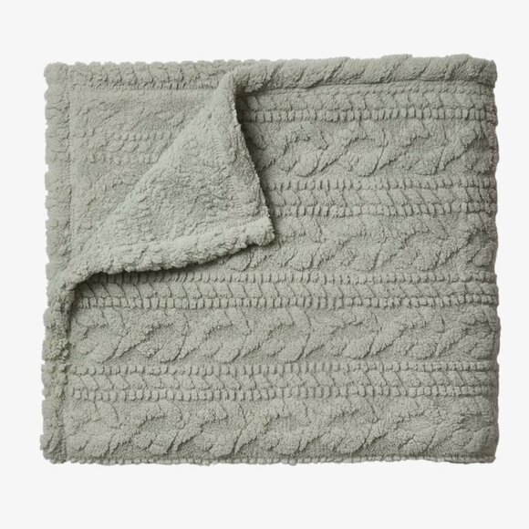 Ulta 50x60 Plush Throw in Sage - NWT - Picture 2 of 3
